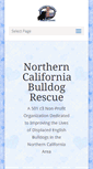 Mobile Screenshot of norcalbulldogrescue.org